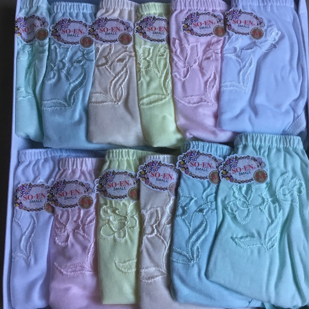 SOEN Bikini Panties embroidered  Size Small